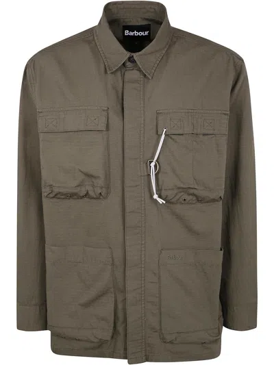 Barbour Westmorland Ripstop Overshirt Clothing In Green