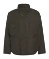 Barbour Westmorland Waterproof Jacket In Dark Green In Black