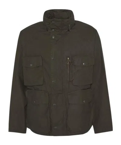 BARBOUR BARBOUR POCKET DETAILED BUTTON-UP JACKET