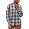 Barbour Wetheram Shirt Classic Grey Stone In Greystone