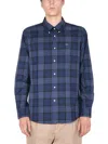 Barbour Wetherham Checked Shirt In Midnight Tartan