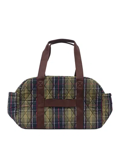 Barbour Wetherham Quilted Overnight In Green