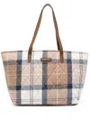 BARBOUR BARBOUR WETHERHAM QUILTED TARTAN BAGS