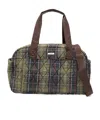 Barbour Wetherham Quilted Tartan-pattern Tote Bag In Red