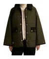 Barbour Whickham Quilted Jacket In Green