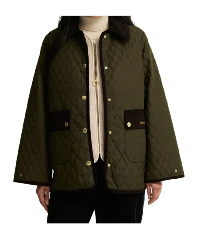 Barbour Whickham Quilted Jacket In Green