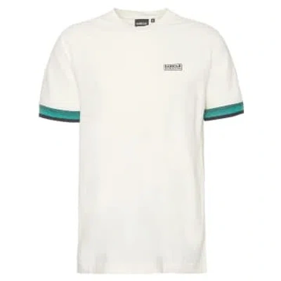 Barbour White And Green Rothko T Shirt