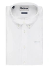 BARBOUR WHITE LINEN AND COTTON SHIRT
