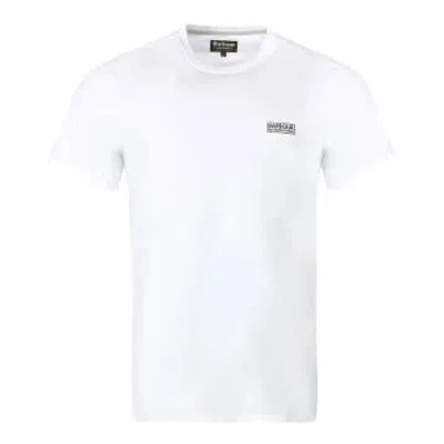 Barbour White Small Logo T Shirt