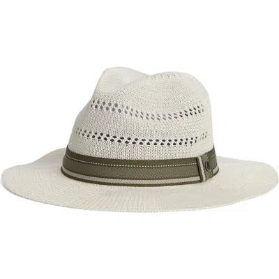 Barbour Whitfield Fedora Hat In Antique White