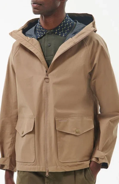 Barbour Whitstone Waterproof Jacket In Brown