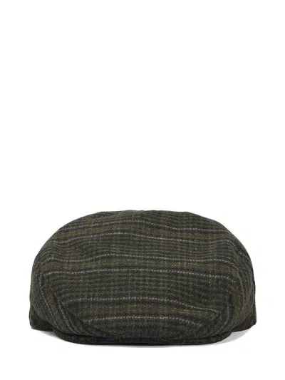 Barbour Wilkin Flat Cap In Green