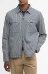 Barbour Willowburn Gingham Overshirt In Gray