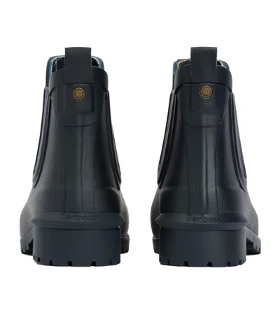 Barbour Wilton Chelsea Wellington Boots In Black