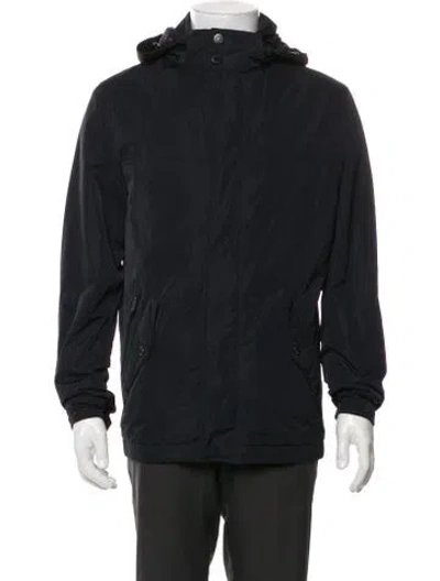 Pre-owned Barbour Windbreaker In Blue