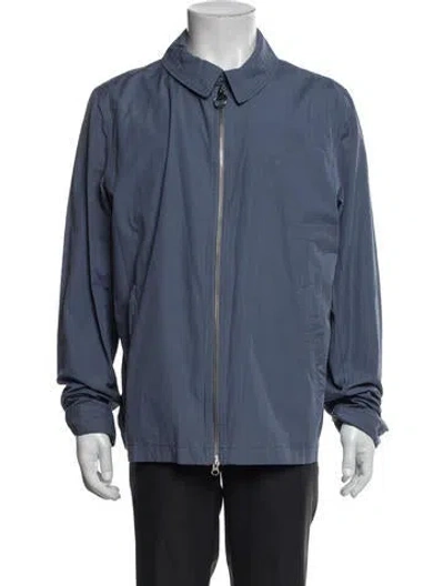 Pre-owned Barbour Windbreaker In Blue