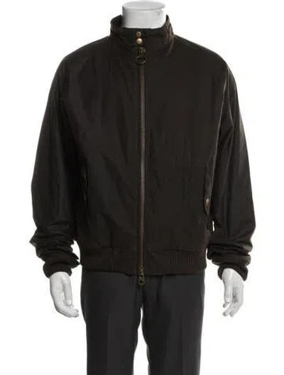 Pre-owned Barbour Windbreaker In Green