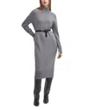 Barbour Winona Midi Sweater Dress In Grey Marl
