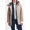 Barbour Winter Beadnell Waterproof Jacket In Neutral