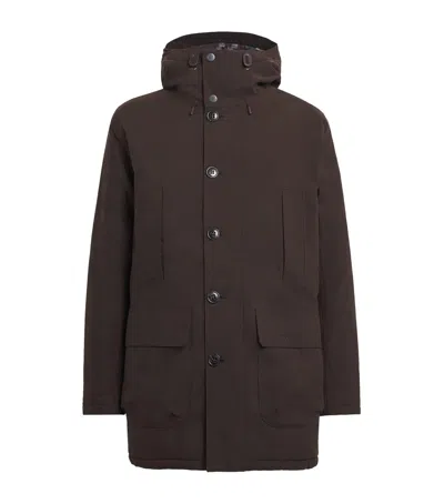 Barbour Winter Beaufort Waterproof Parka Coat In Black