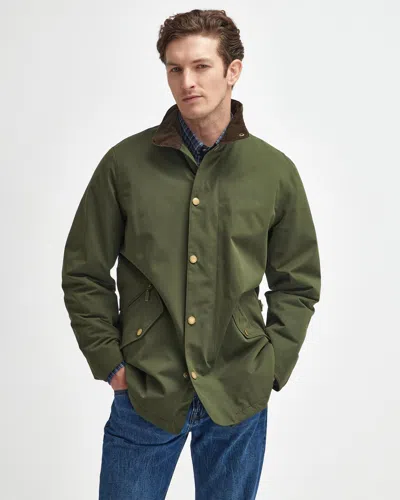 Barbour Winter Spoonbill Mens Waterproof Jacket In Green