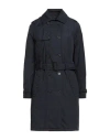 Barbour Winter Tartan Woman Coat Navy Size 10 Polyester, Polyurethane In Gray