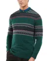 Barbour Winterborne Fairisle Lambswool Crewneck Sweater In Multi