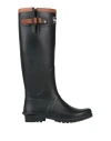 Barbour Woman Boot Black Size 8 Rubber