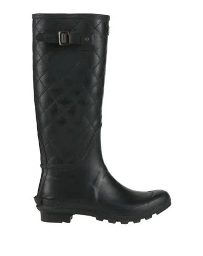 Barbour Woman Boot Black Size 8 Rubber