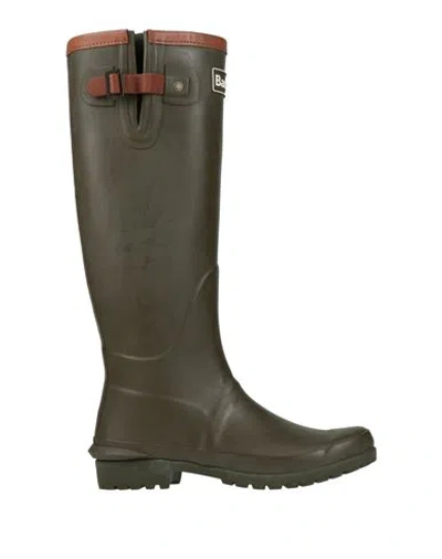 Barbour Woman Boot Military Green Size 9 Rubber