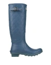 Barbour Woman Boot Slate Blue Size 7 Rubber