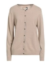 Barbour Woman Cardigan Beige Size 10 Wool, Viscose, Polyamide, Cashmere In Neutral
