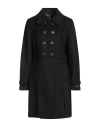 Barbour Woman Coat Black Size 10 Wool, Polyamide, Cashmere