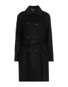 Barbour Woman Coat Black Size 10 Wool, Polyamide, Cashmere In Black