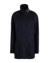 Barbour Woman Coat Navy Size 10 Wool, Polyamide, Polyester In Blue