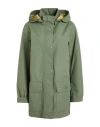 Barbour Woman Jacket Military Green Size 10 Polyester, Polyurethane In Green