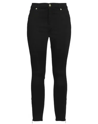 Barbour Woman Jeans Black Size 8 Cotton, Polyester, Elastane In Black