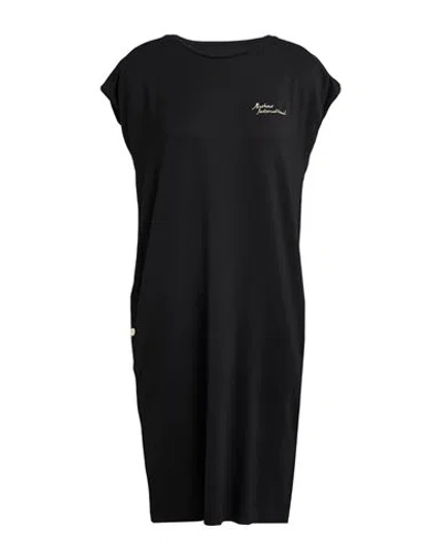 Barbour Woman Mini Dress Black Size 10 Cotton, Elastane