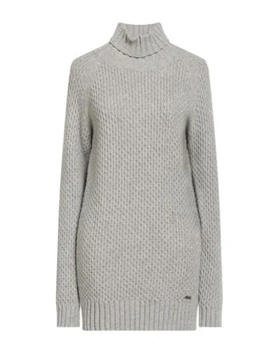 Barbour Woman Mini Dress Grey Size 8 Wool In Gray