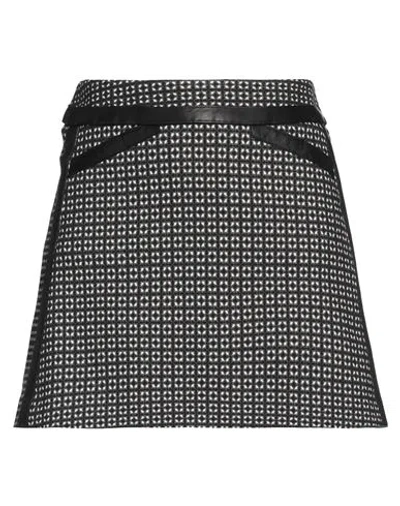 Barbour Woman Mini Skirt Black Size 4 Cotton, Polyamide, Polyester