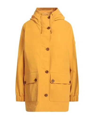 Barbour Woman Overcoat & Trench Coat Marigold Size 10 Polyamide, Polyurethane