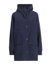 Barbour Woman Overcoat & Trench Coat Navy Size 10 Polyamide, Polyurethane