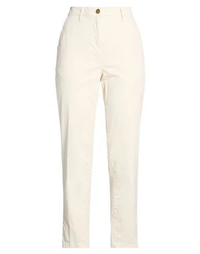 Barbour Woman Pants Beige Size 14 Cotton, Elastane In Sand