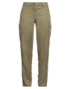Barbour Woman Pants Military Green Size 4 Lyocell