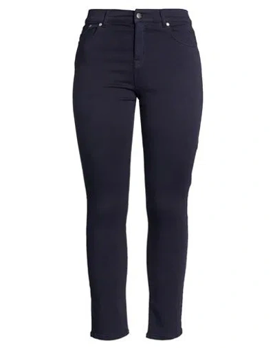 Barbour Woman Pants Navy Size 12 Cotton, Polyester, Elastane In Blue