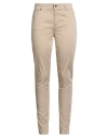 Barbour Woman Pants Sand Size 14 Cotton, Elastane In Neutral