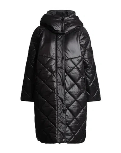 Barbour Woman Puffer Black Size 10 Polyamide