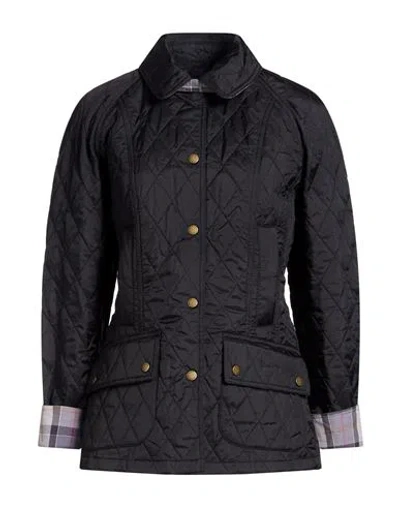 Barbour Woman Puffer Black Size 12 Polyamide