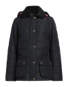 Barbour Woman Puffer Midnight Blue Size 8 Polyester