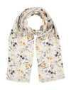 Barbour Woman Scarf Cream Size - Recycled Polyester, Polyester In Neutral